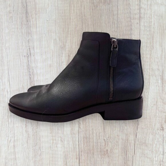 COLE HAAN Black Leather Rene Bootie Chelsea Boot Shoes W19172 Size 9 - Picture 5 of 9